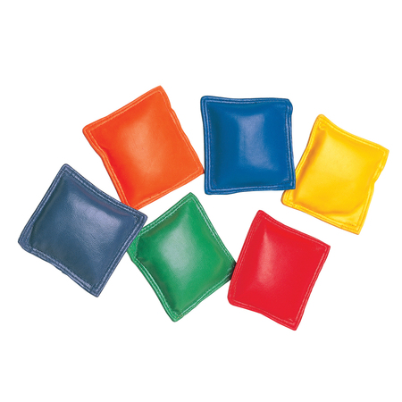 CHAMPION SPORTS Bean Bags, 3in x 3in, Assorted Colors, PK12 MBB3